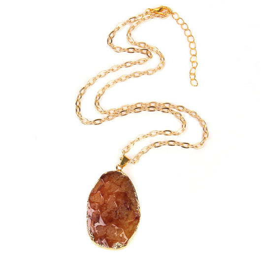Collar de Racimo de Amatista Natural con Temperamento de Moda - Image 18