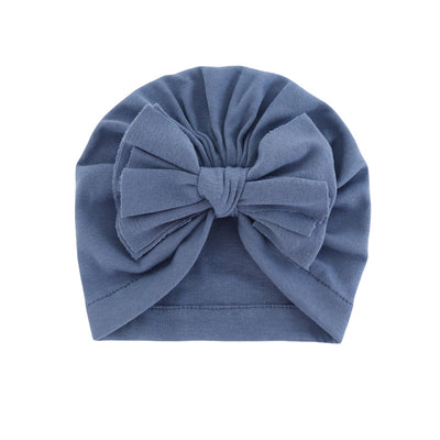 Turbante con Capucha y Moño - Gorro Elegante de Color Liso - Image 35