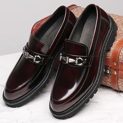 Zapatos Gommino con Hebilla Horse Street en Cuero Japonés Pulido para Hombre - Image 2