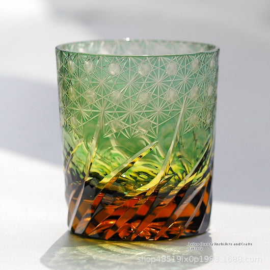 Vaso de Cristal Asterismo Estilo Edo Japonés - Image 38