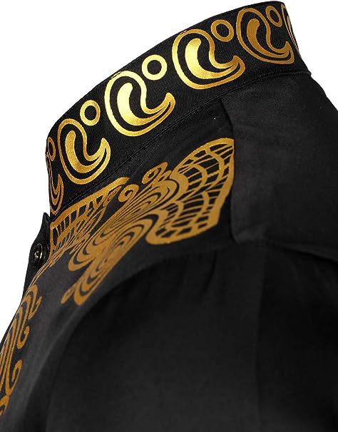 Conjunto Traje Africano Bronce para Hombre - Camisa y Pantalón - Image 14