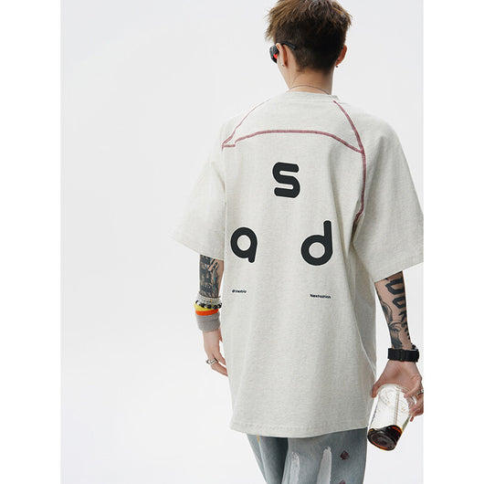 Playera de Algodón con Estampado de Letras - Image 5