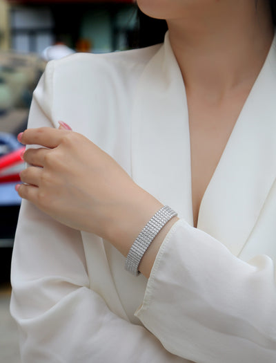 Pulsera de Plata S925 con Moissanita - Joyería Lujo Minimalista - Image 5