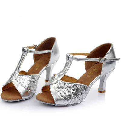 Zapatos de Baile Salsa y Bachata con Suela de Ante - Image 3