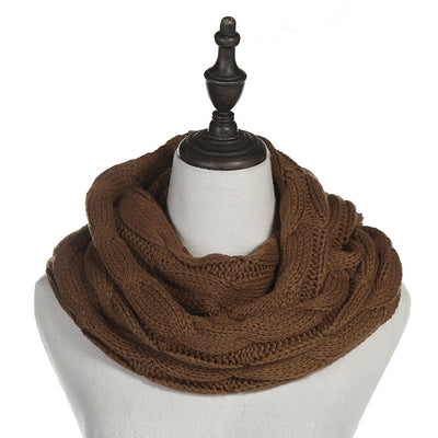 Bufanda Tejida Cálida Cien Torres para Otoño e Invierno - Image 51