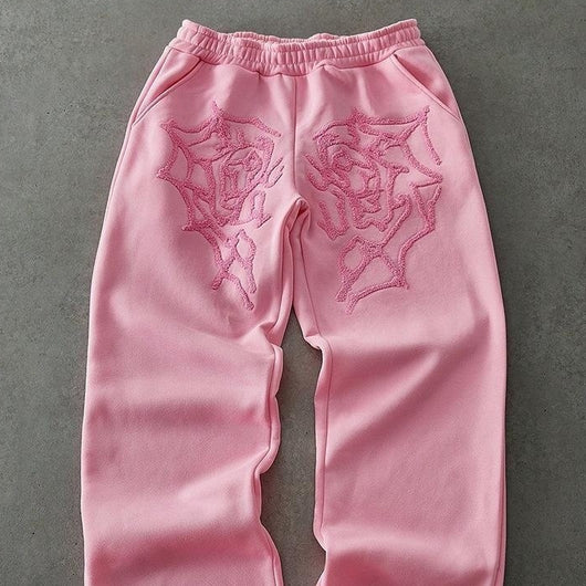 Pantalones Rectos Holgados de Diseño Contemporáneo para Hombre