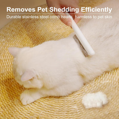 Peine Deslanador para Gatos - Acero Inoxidable con Puntas Suaves - Image 3
