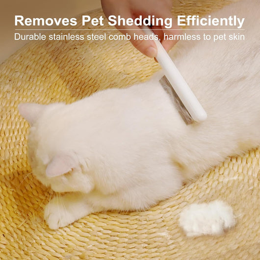 Peine Deslanador para Gatos - Acero Inoxidable con Puntas Suaves - Image 3