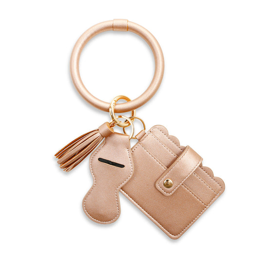 Bolsa de Cuero para Labial con Compartimentos - Organizador de Tarjetas y Llaves para Mujer - Image 15
