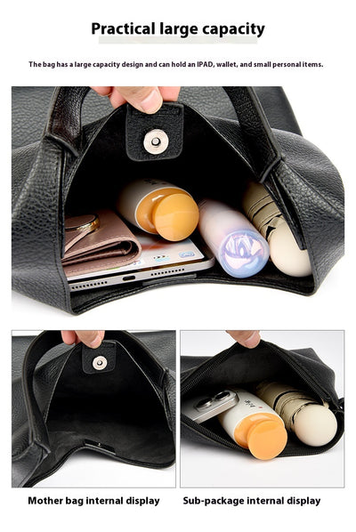 Bolso Retro de Cuero Suave con Gran Capacidad para Llevar al Hombro - Image 17
