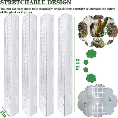 Soporte de Musgo Plástico para Plantas Trepadoras y Enredaderas - Image 4
