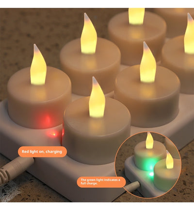 Vela LED Recargable de Larga Duración con Atmósfera Confesional - Image 9