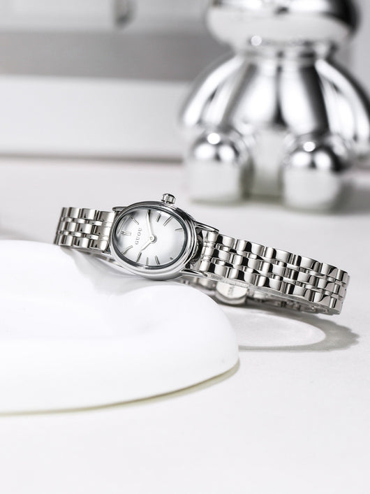 Reloj Femenino Casual Lujo Minimalista con Esfera Ovalada - Image 10