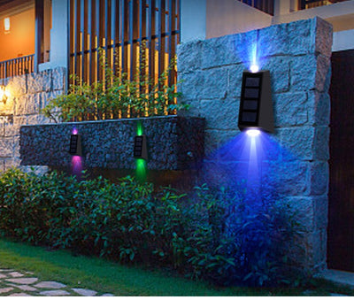 Lámpara Solar de Pared RGB para Jardín - Image 2