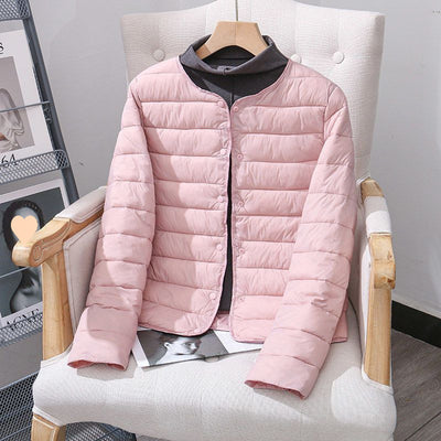 Chaqueta Corta Acolchada de Algodón para Mujer - Ligera y Cálida - Image 8