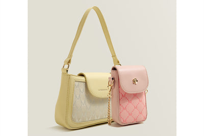 Bolsa Cuadrada Axilas Minimalista de Un Hombro - Image 18
