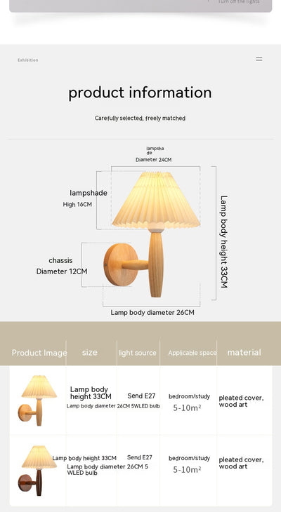 Lámpara de Pared LED Minimalista con Diseño Plisado - Image 12