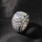 Copper Inlaid Zircon Men's Ring With Diamonds For Couples Rings Plateado 7