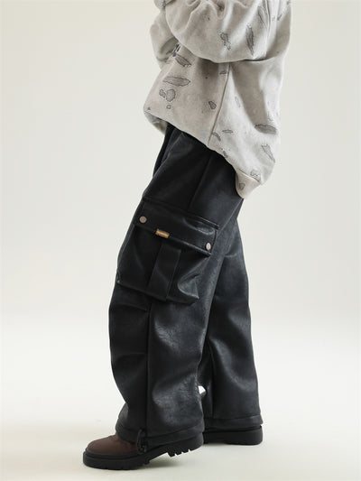 Pantalones de Trabajo en Cuero con Forro Polar para Niño - Image 12