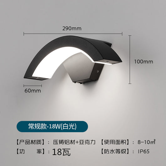 Lámpara de Pared para Exterior con Diseño Moderno - Image 12