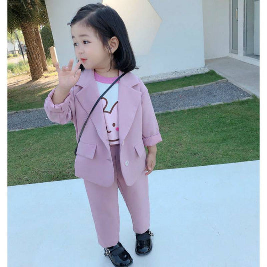Conjunto Formal para Niña: Blazer y Pantalón Casual - Image 2
