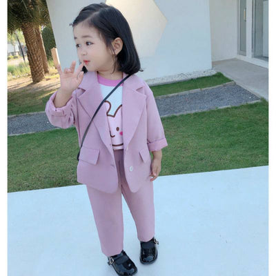 Conjunto Formal para Niña: Blazer y Pantalón Casual - Image 2