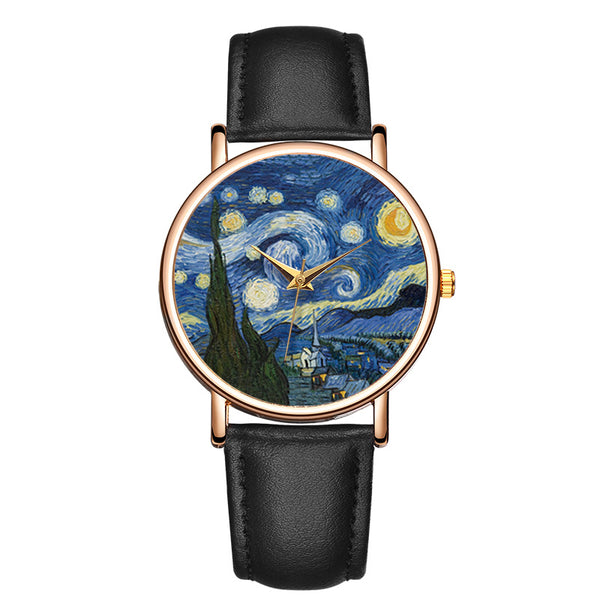 Reloj de Moda Casual con Diseño Impresionista - Image 9