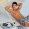 Shorts de Baño Ajustados Estampados para Hombre