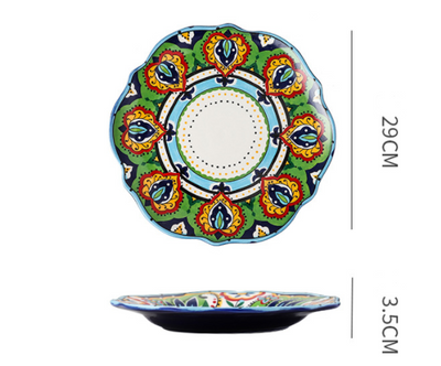 Vajilla Cerámica Bohemia con Diseño Artesanal - Image 34