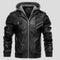 Abrigo de Cuero PU con Estilo Personalizado para Hombre