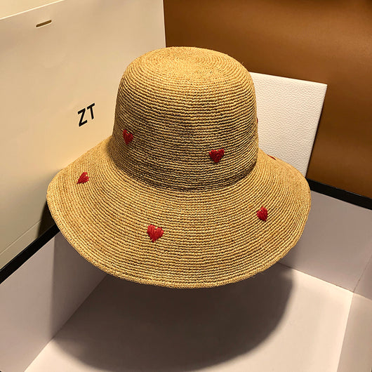Sombrero de Paja Coreano con Protector Solar Japonés SPF 50+ - Image 10