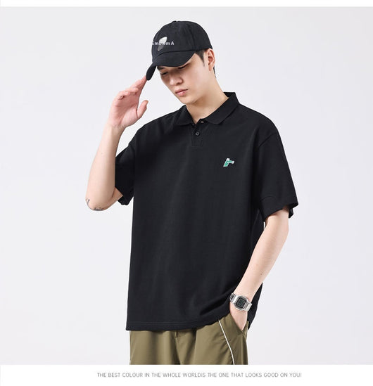 Polo Ejecutivo de Verano con Bordado Elegante para Hombre - Image 13