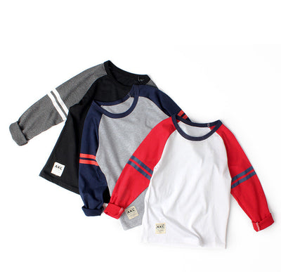 Playera Infantil de Manga Larga con Estampado Contraste Cartoon - Image 12