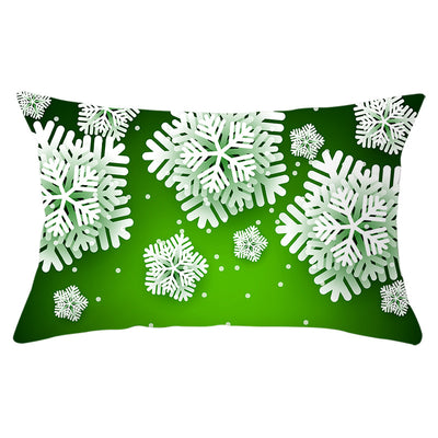 Funda de Almohada Navideña Serie Verde con Estampado Piel de Melocotón - Image 7