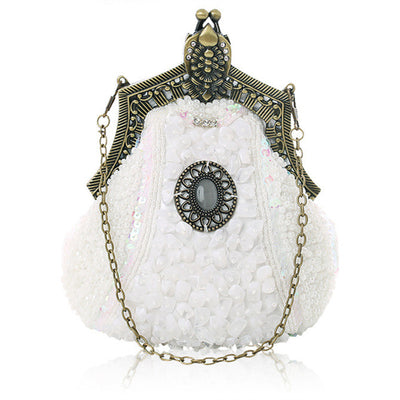 Bolso de Noche Vintage con Cuentas Brillantes - Image 25