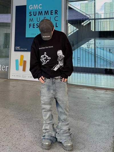 Jeans Cargo Multibolsillo con Diseño Texturizado - Image 9