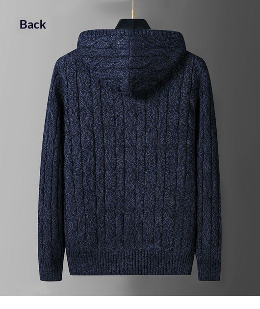 Suéter Abrigo Holgado con Capucha para Hombre - Image 19