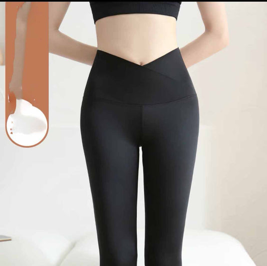 Leggins Deportivos Talle Alto Efecto Compresión Shark Skin - Image 2