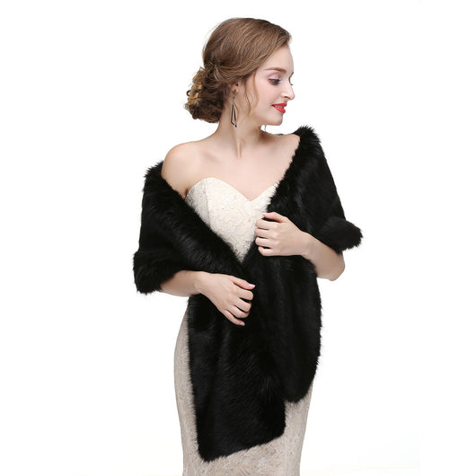 Estola de Piel de Zorro para Novia - Chal Elegante Invierno - Image 54