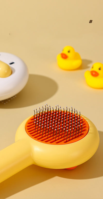 Peine Deslanador de Pato Amarillo para Gatos y Perros - Image 11