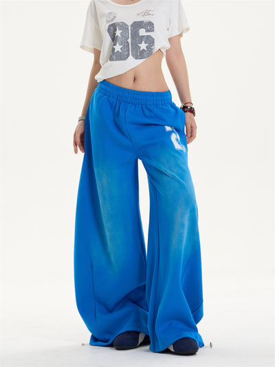 Pantalones Jogger Holgados con Letras Desgastadas y Cordón Ajustable - Image 2