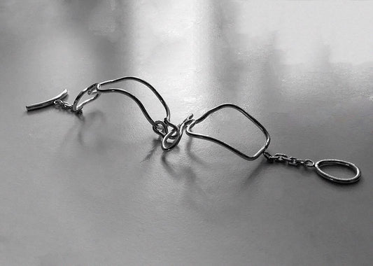 Pulsera de Plata 925 Trenzada con Nudo Suelto - Image 2