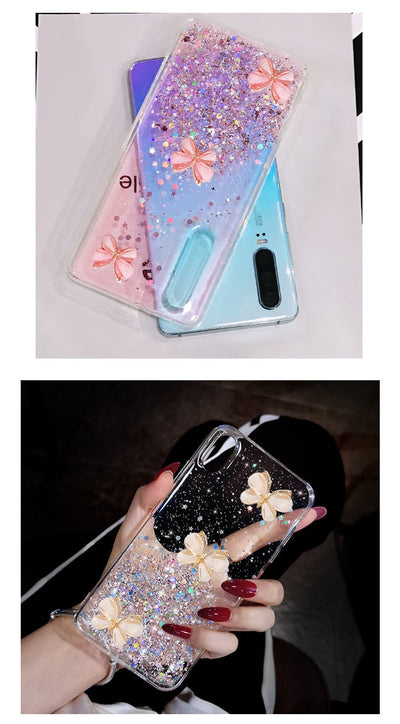 Funda para Teléfono con Mariposa Brillo Epoxi Suave - Image 17