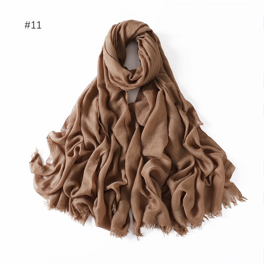 Pashmina Modal Fina Transpirable - Chal Ligero Monocromático para Mujer - Image 42