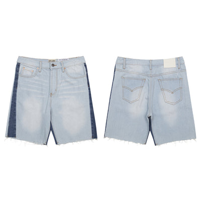 Shorts Camuflado con Detalles Graffiti y Costuras Contrastantes - Image 4