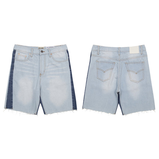 Shorts Camuflado con Detalles Graffiti y Costuras Contrastantes - Image 4