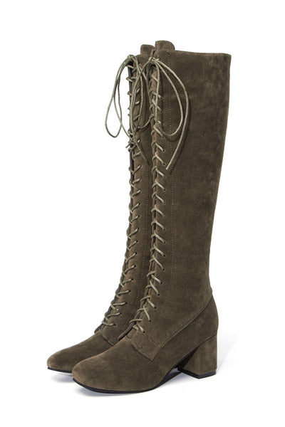Botas para Mujer con Tacón Grueso Talla 43 - Image 4