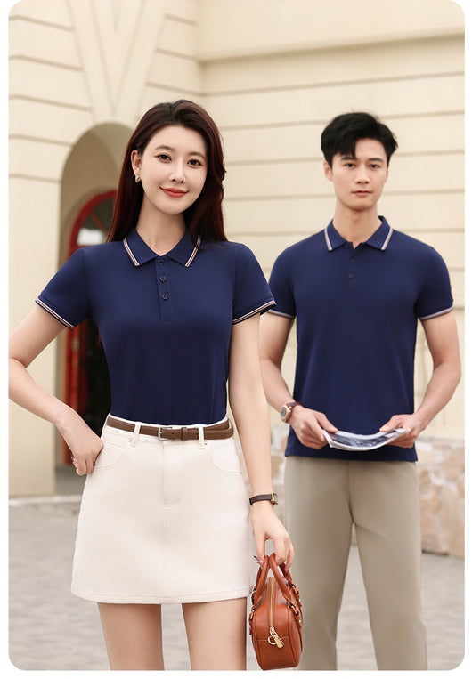 Polo de Trabajo Solona con Efecto Frío y Combinación de Colores - Image 16