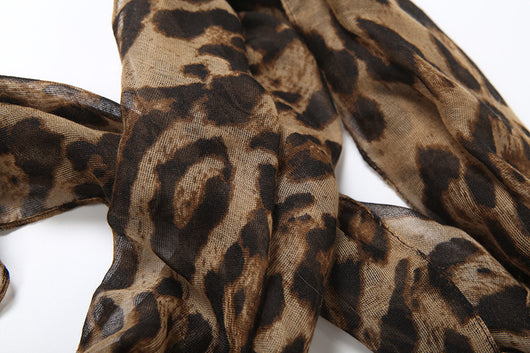 Top Halter Leopardo Retro Estilo Urbano con Escote Midriff - Image 12