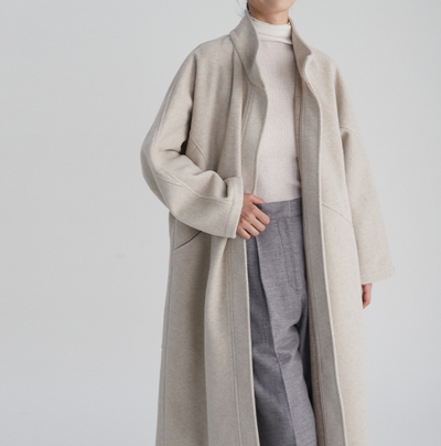 Abrigo Largo de Lana para Mujer - Elegancia y Calidez - Image 3